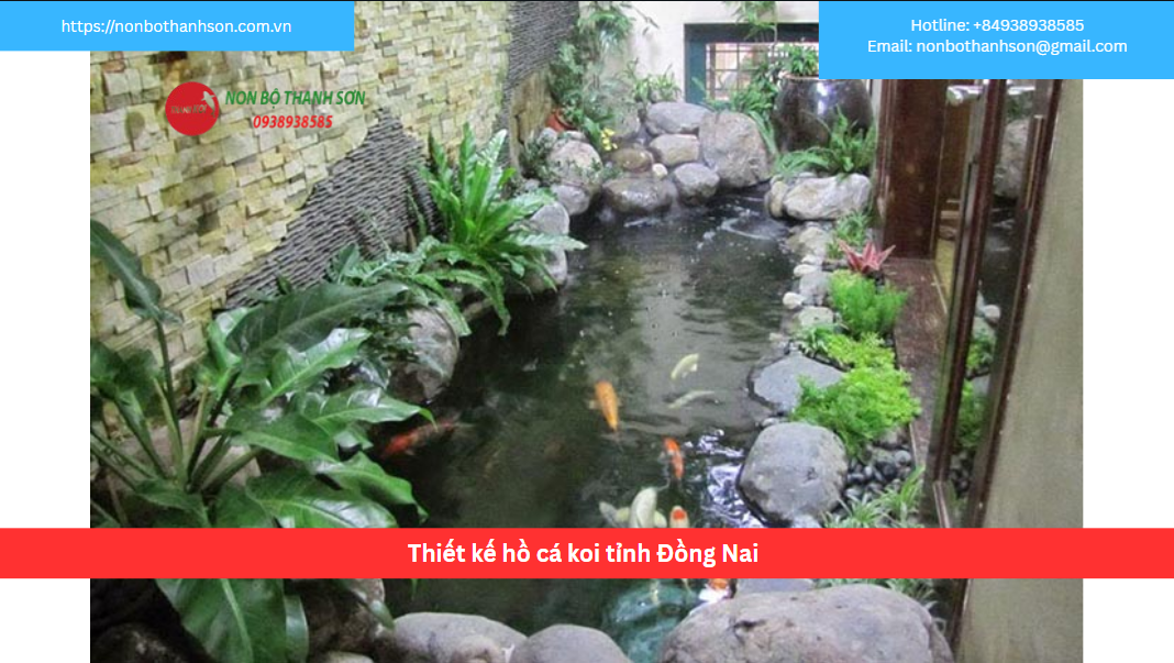 Thiết kế hồ cá koi tỉnh Đồng Nai 