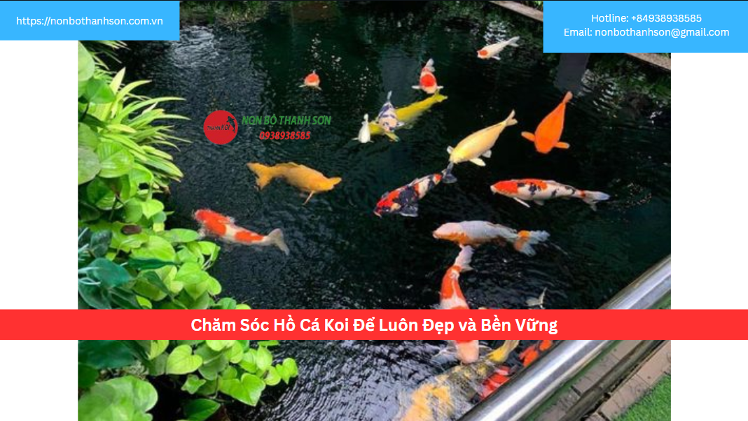 Chăm Sóc Hồ Cá Koi Để Luôn Đẹp và Bền Vững