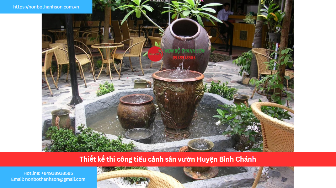 Huyện Bình Chánh – Vị trí lý tưởng để kiến tạo tiểu cảnh sân vườn