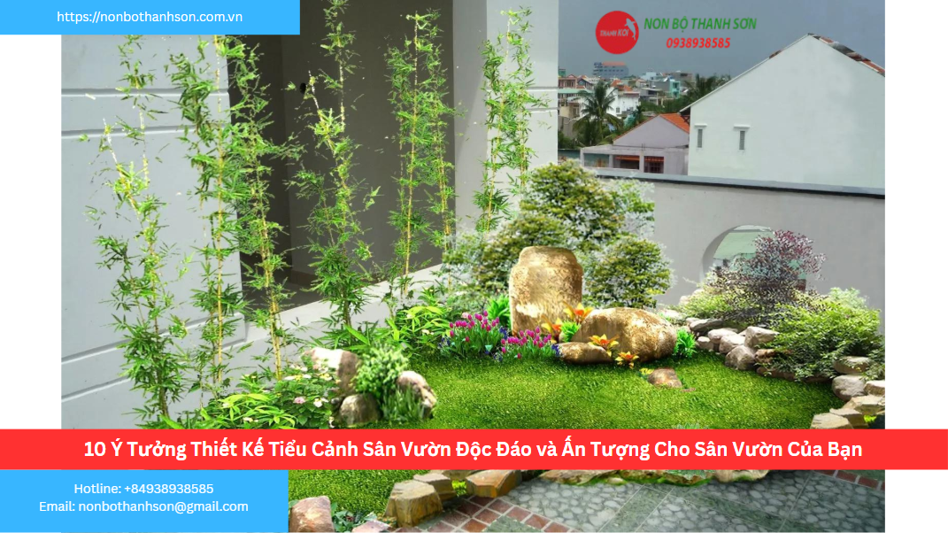 10 Ý Tưởng Thiết Kế Tiểu Cảnh Sân Vườn Độc Đáo và Ấn Tượng Cho Sân Vườn Của Bạn