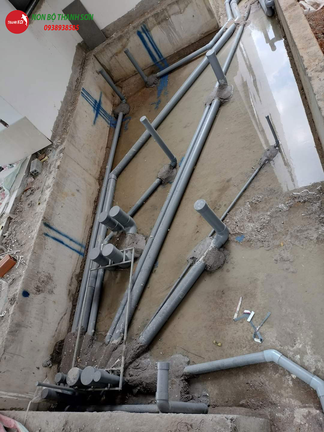 Các bước xây dựng hệ thống lọc nước hồ cá ngoài trời