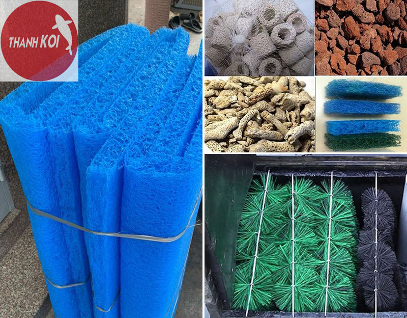 Bộ vật liệu lọc tốt nhất cho hồ cá Koi