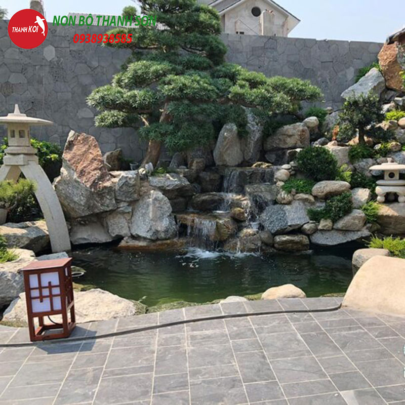 Mẫu hòn non bộ ngoài trời