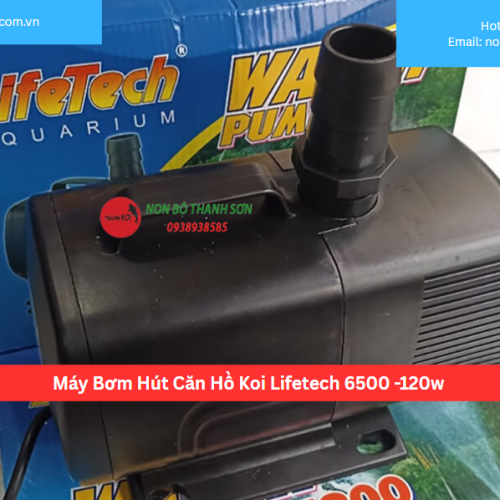 Máy Bơm Hút Căn Hồ Koi Lifetech 6500 -120w