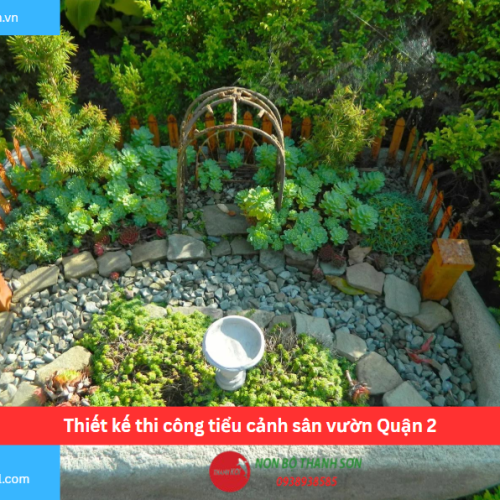 Bảng báo giá thiết kế thi công tiểu cảnh sân vườn Quận 2