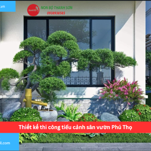 Bảng báo giá thiết kế thi công tiểu cảnh sân vườn Phú Thọ