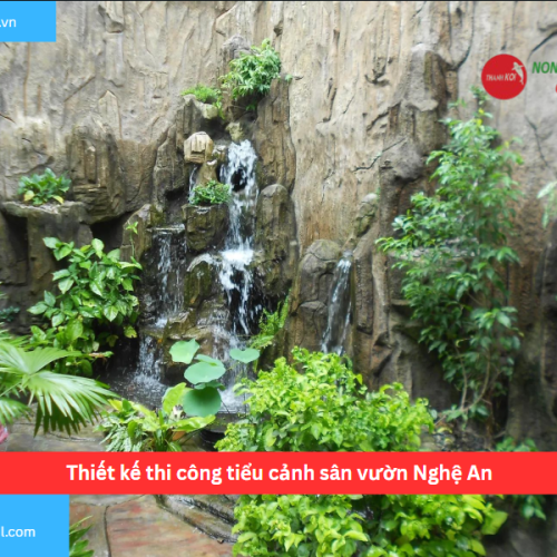 Bảng báo giá thiết kế thi công tiểu cảnh sân vườn Nghệ An