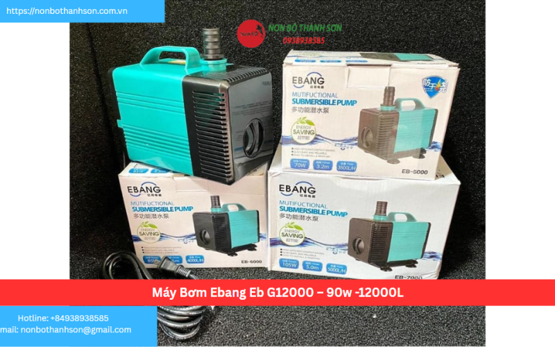 Máy Bơm Ebang Eb G12000 – 90w -12000L