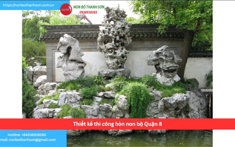 Bảng báo giá thiết kế thi công hòn non bộ Quận 8