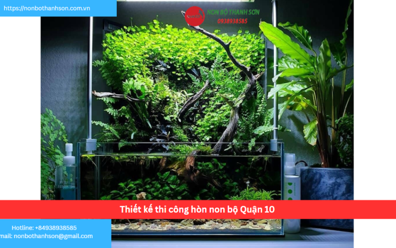 Bảng báo giá thiết kế thi công hòn non bộ Quận 10