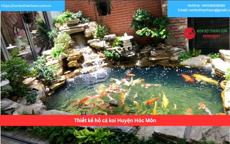 Bảng báo giá thiết kế hồ cá koi Huyện Hóc Môn