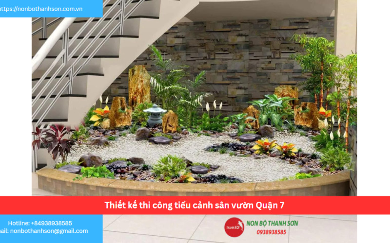 Bảng báo giá thiết kế thi công tiểu cảnh sân vườn Quận 7
