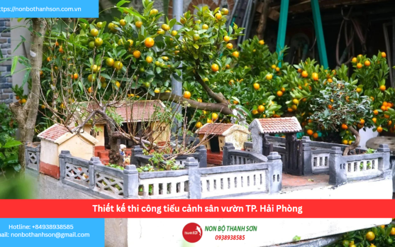Bảng báo giá thiết kế thi công tiểu cảnh sân vườn TP. Hải Phòng