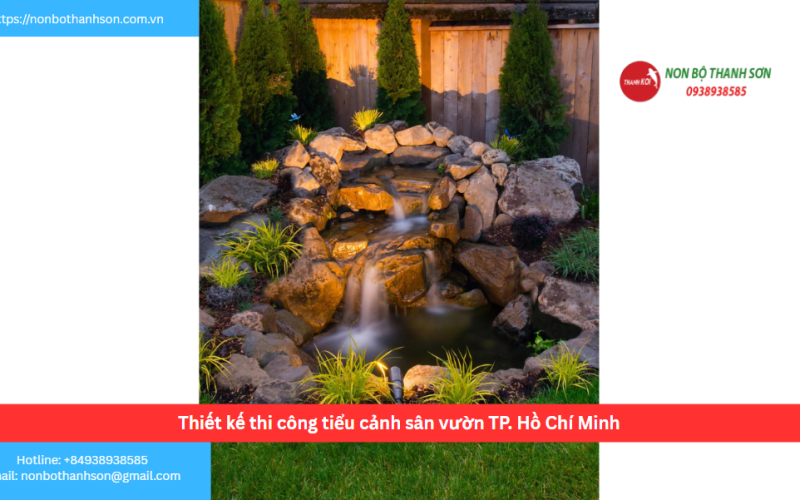 Bảng báo giá thiết kế thi công tiểu cảnh sân vườn TP. Hồ Chí Minh