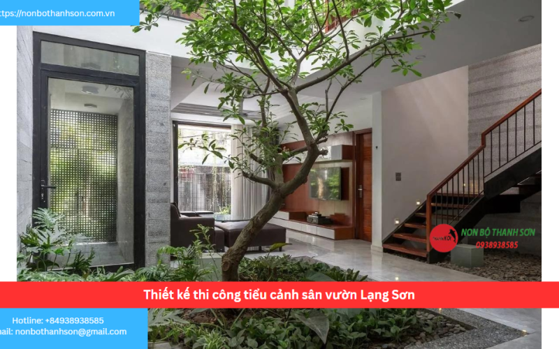 Bảng báo giá thiết kế thi công tiểu cảnh sân vườn Lạng Sơn