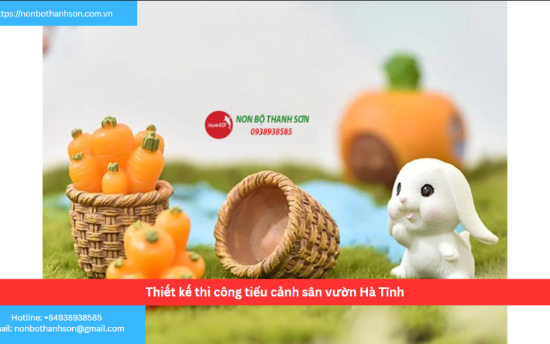 Bảng báo giá thiết kế thi công tiểu cảnh sân vườn Hà Tĩnh