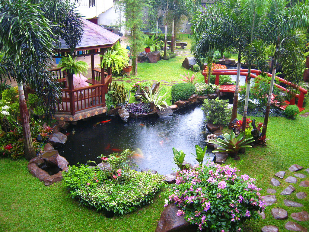 thiết kế sân vườn đẹp theo phong cách Nhật Bản