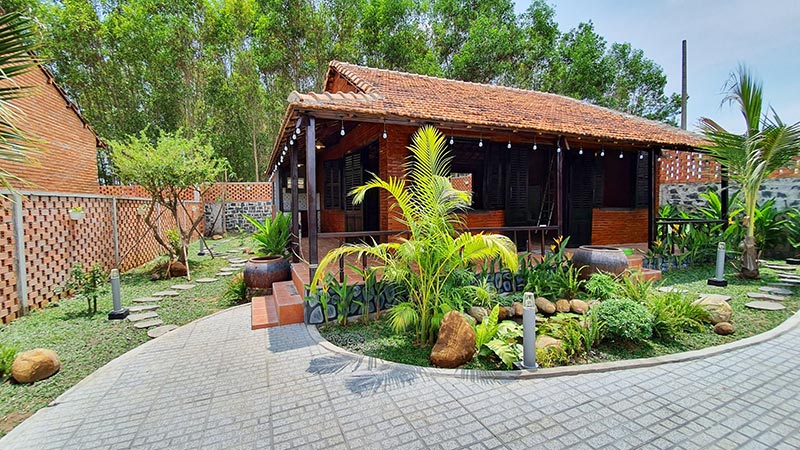 Phong cách thiết kế sân vườn đẹp theo Làng quê Việt