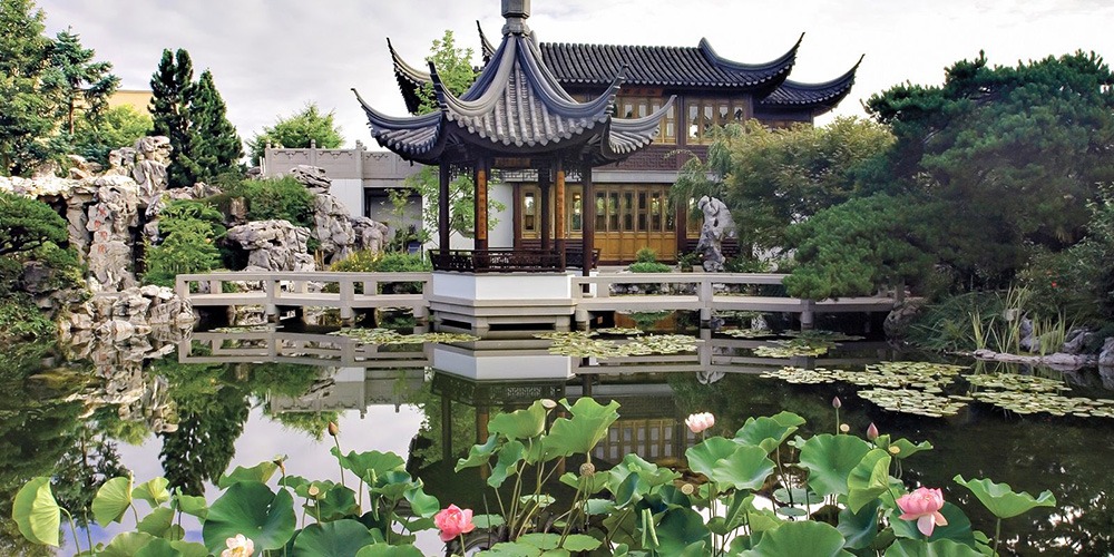 Thiết kế sân vườn đẹp theo phong cách Trung Quốc